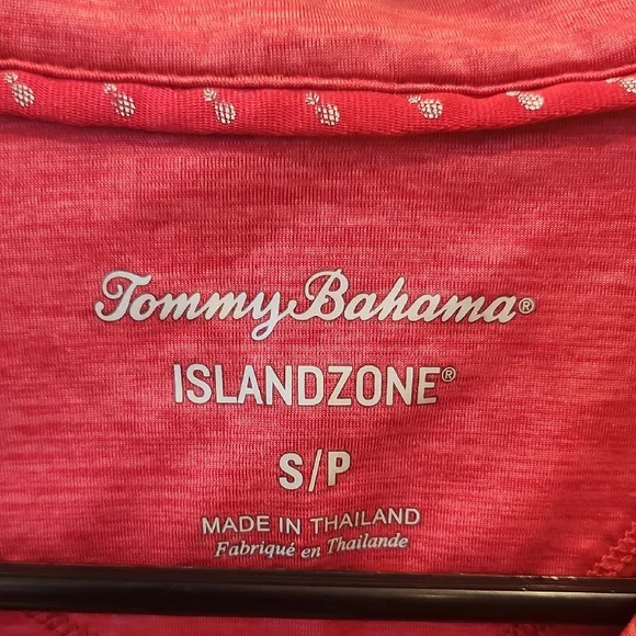 Tommy Bahama Women's Red Button Down Shirt - Picture 2 of 5